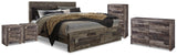 Derekson King Storage Bed, Dresser, Chest and 2 Nightstands