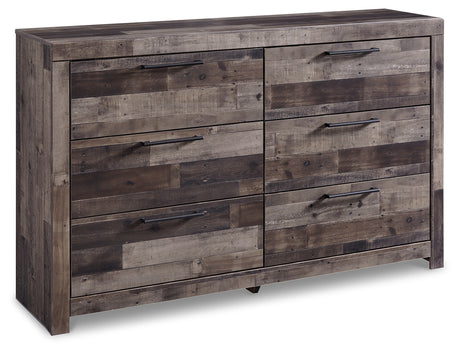 Derekson Twin Panel Bed, Dresser and Nightstand