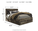 Derekson Queen Panel Bed with 4 Storage Drawers (Bed Size: Queen)