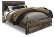 Derekson Queen Panel Bed with 2 Storage Drawers (Bed Size: Queen)