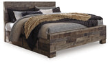 Derekson Queen Panel Bed with 2 Side Storage (Bed Size: King)