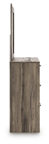 Elbrim Panel Storage Bed, Dresser and Mirror (Bed Size: Queen)