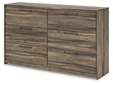 Elbrim Queen Panel Storage Bed, Dresser and Nightstand (Bed Size: Queen)