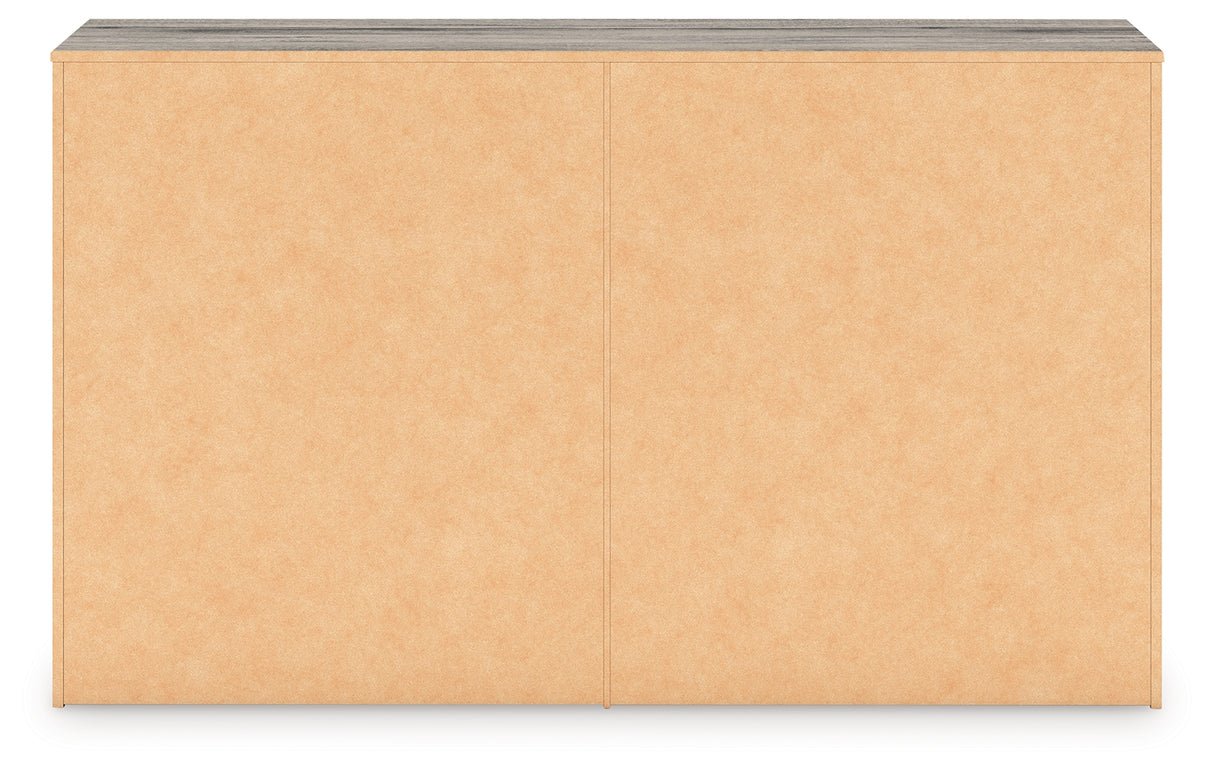 Elbrim Queen Panel Storage Bed, Dresser and Nightstand (Bed Size: Queen)