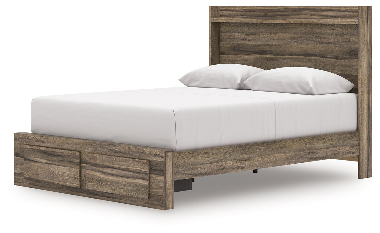 Elbrim Queen Panel Storage Bed, Dresser and Nightstand (Bed Size: Queen)