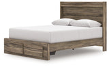 Elbrim Queen Panel Storage Bed, Dresser and Nightstand (Bed Size: Queen)
