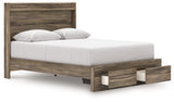 Elbrim Queen Panel Storage Bed, Dresser and Nightstand (Bed Size: Queen)