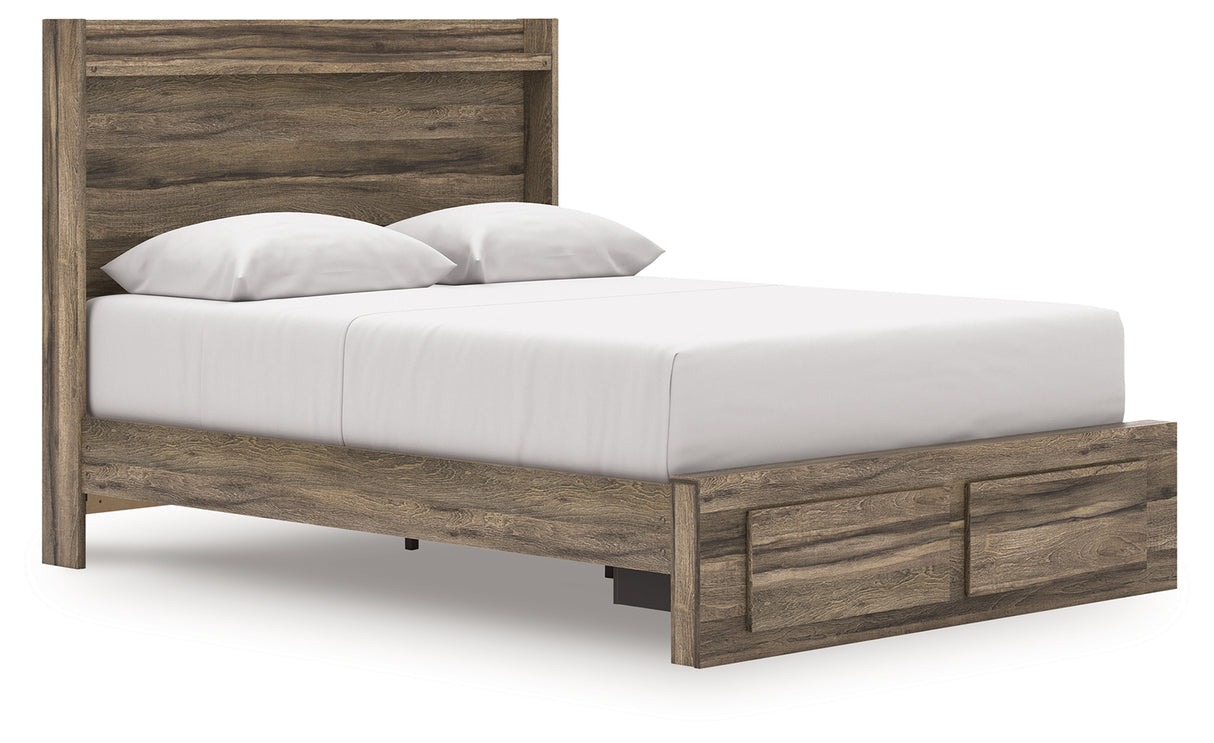 Elbrim Queen Panel Storage Bed, Dresser and Nightstand (Bed Size: Queen)