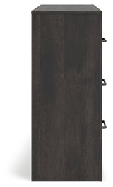 Hollivern 3-Piece Twin Panel Bed with Dresser (Twin Panel Headboard/Footboard, Twin Panel Rails, Dresser)