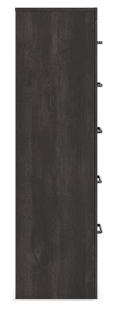 Hollivern 6-Piece Queen Panel Bed with Mirrored Dresser, Chest and Nightstand (Queen Panel Headboard/Footboard, Queen Panel Rails, Dresser, Bedroom Mirror, Chest of Drawers, Nightstand)