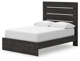 Hollivern 5-Piece Full Panel Bed with Storage with Dresser and Nightstand (Platform Full Roll Slats, Twin/Full Side Storage with Rail, Full Panel Headboard/Footboard, Dresser, Nightstand)