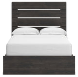 Hollivern 8-Piece Full Panel Bed with Storage with Mirrored Dresser, Chest and 2 Nightstands (Platform Full Roll Slats, Twin/Full Side Storage with Rail, Full Panel Headboard/Footboard, Dresser, Bedroom Mirror, Chest of Drawers, Nightstand, Nightstand)