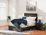 Hollivern 3-Piece Queen Panel Bed with Dresser (Queen Panel Headboard/Footboard, Queen Panel Rails, Dresser)