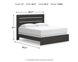 Hollivern 6-Piece King Panel Bed with Mirrored Dresser and 2 Nightstands (King Panel Headboard/Footboard, King Panel Rails, Dresser, Bedroom Mirror, Nightstand, Nightstand)