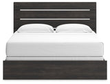 Hollivern 3-Piece King Panel Bed with Dresser (King Panel Headboard/Footboard, King Panel Rails, Dresser)