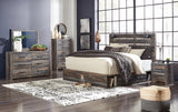 Drystan King Panel Bed with Storage, Dresser, Mirror, Chest and 2 Nightstands (Bed Size: King)