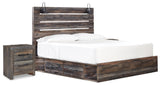 Drystan King Panel Storage Bed and 2 Nightstands (Bed Size: King)