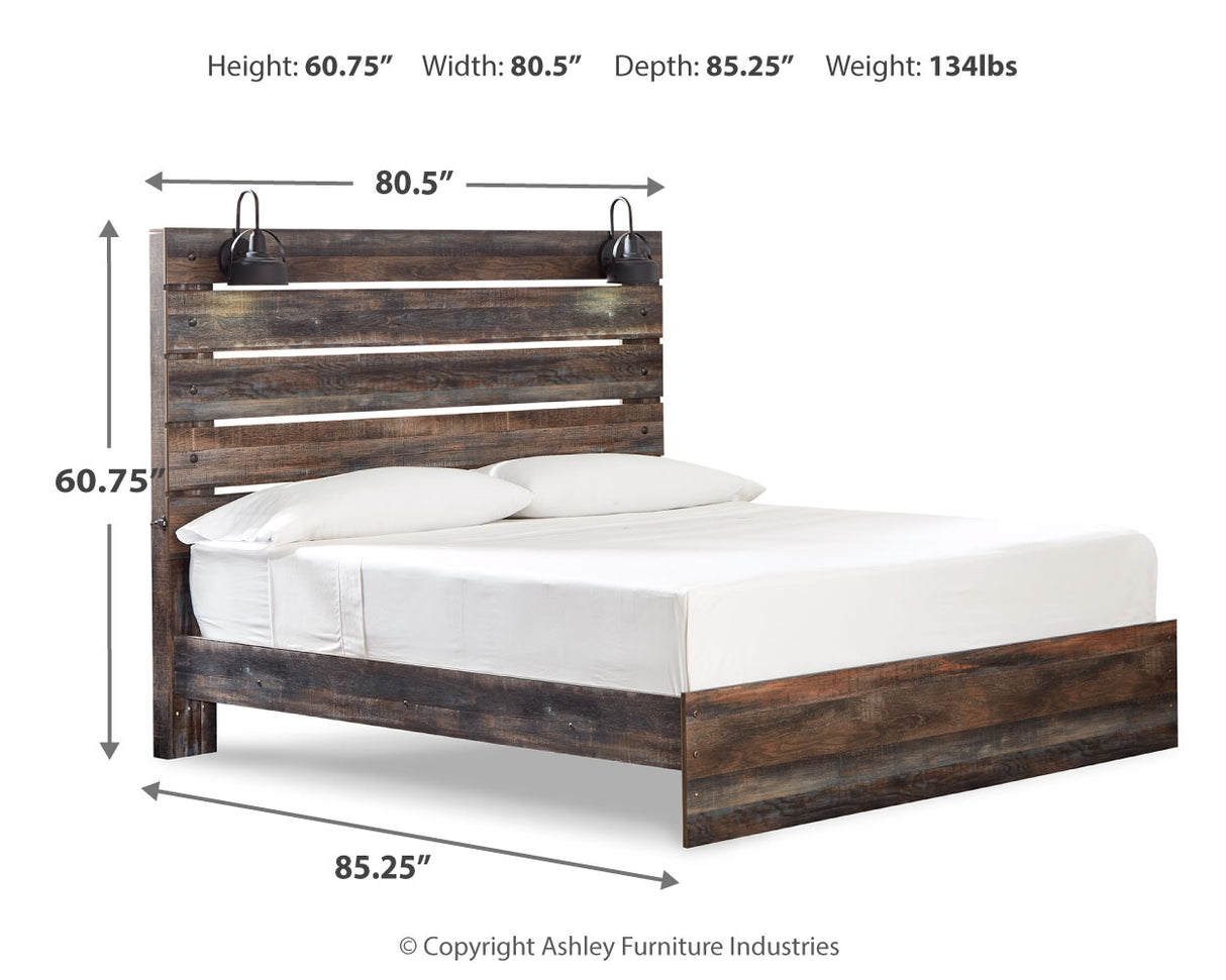 Drystan King Panel Bed