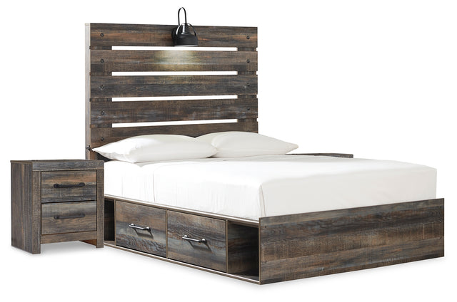 Drystan Full Panel Bed and 2 Nightstands (Bed Size: Full)