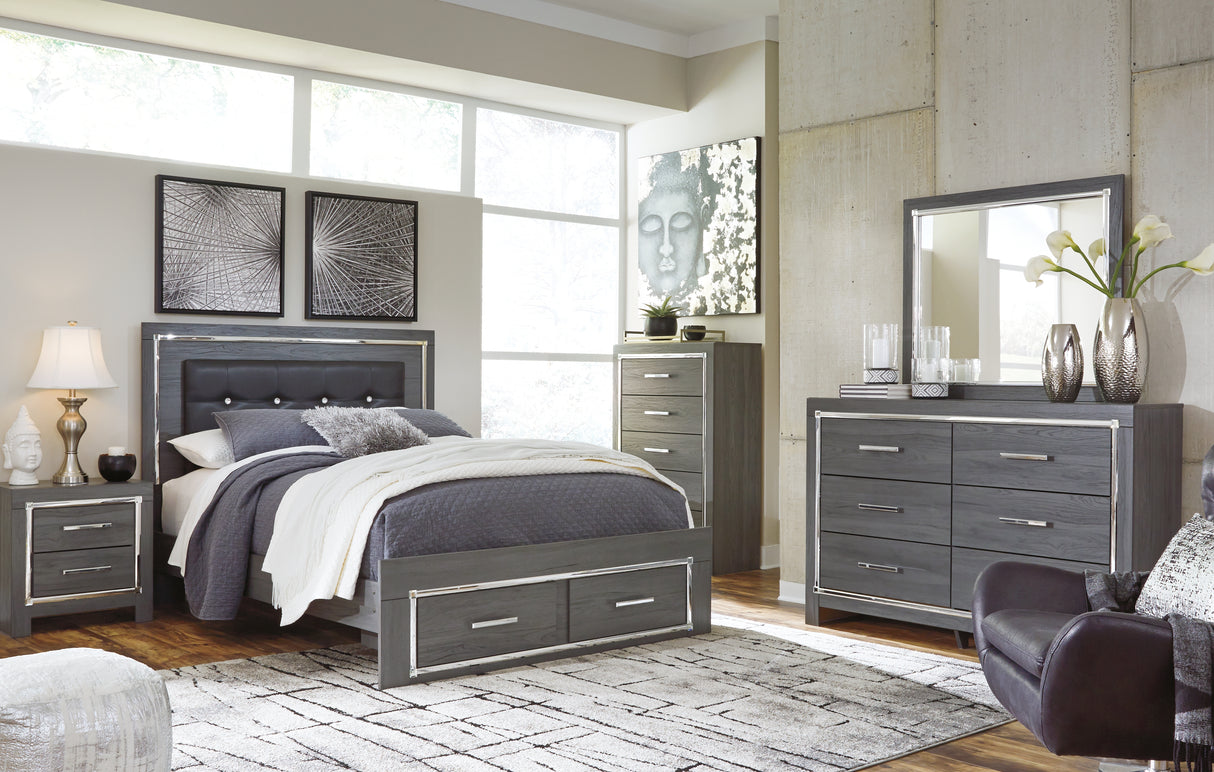 Lodanna Queen Panel Bed with 2 Storage Drawers (Bed Size: Queen)
