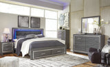 Lodanna Queen Panel Bed with 2 Storage Drawers (Bed Size: King)