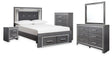 Lodanna Full Storage Bed, Dresser, Mirror, Chest and Nightstand