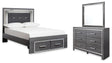 Lodanna Full Storage Bed, Dresser and Mirror