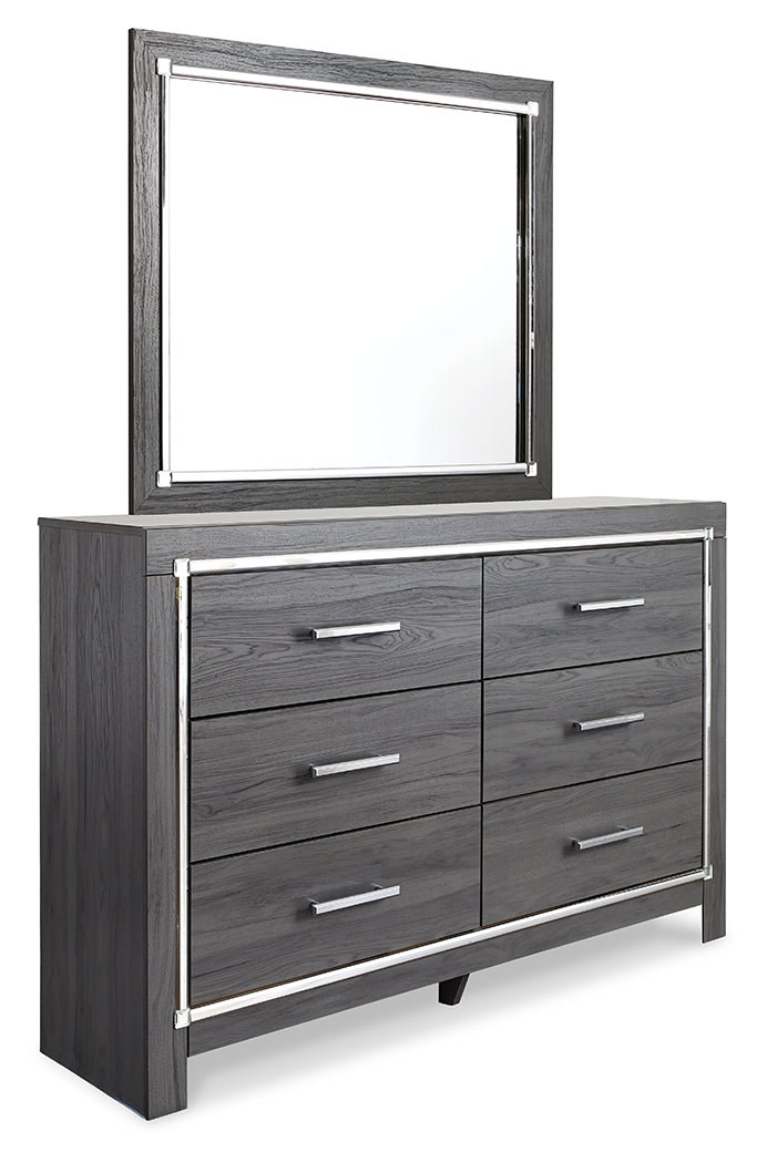 Lodanna Queen Panel Bed, Dresser and Mirror (Bed Size: Queen)