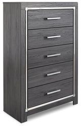 Lodanna 7-Piece Full Panel Bed with Mirrored Dresser, Chest and Nightstand (Chest of Drawers, Nightstand, Dresser, Bedroom Mirror, Full Panel Footboard, Full Panel Rails, Full Upholstered Panel Headboard)