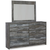 Baystorm Full Panel Bed, Dresser and Mirror (Bed Size: Full)