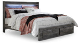 Baystorm King Storage Bed, Dresser and 2 Nightstands (Bed Size: King)