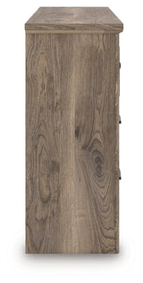 Rusticott Queen Poster Bed, Dresser and Nightstand (Bed Size: Queen)