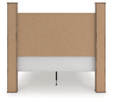 Rusticott Queen Poster Bed, Dresser and Nightstand (Bed Size: Queen)