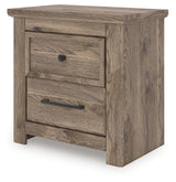 Rusticott Queen Poster Bed, Dresser and Nightstand (Bed Size: Queen)