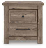 Rusticott Queen Poster Bed, Dresser and Nightstand (Bed Size: Queen)