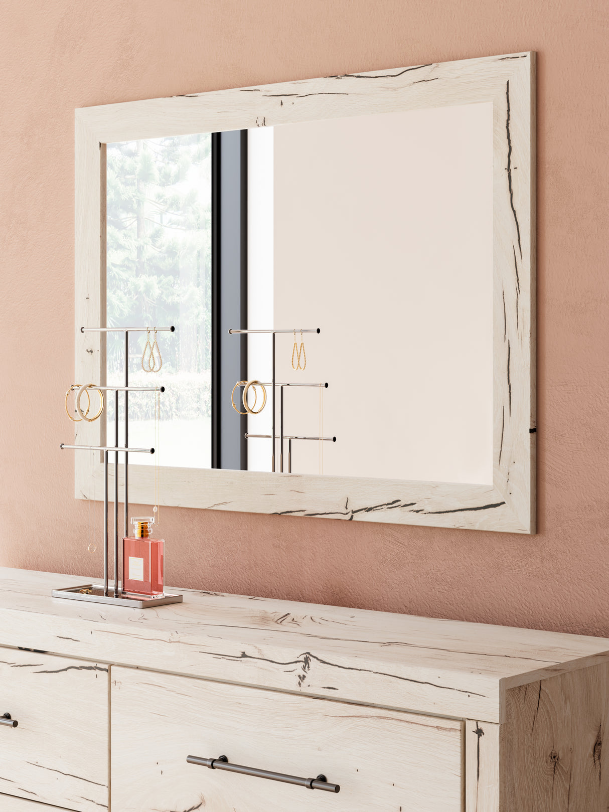 Lawroy Full Panel Bed, Dresser and Mirror (Bed Size: Full)