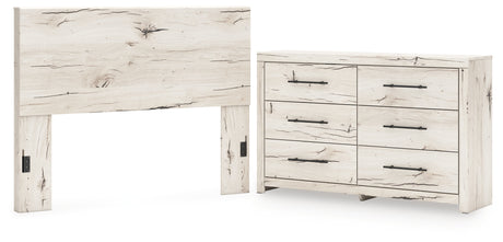 Lawroy 2-Piece Queen Panel Headboard with Dresser (Queen Panel Headboard, Dresser)