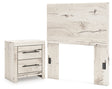 Lawroy 2-Piece Twin Panel Headboard with Nightstand (Twin Panel Headboard, Nightstand)