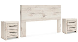 Lawroy 3-Piece King Panel Headboard with 2 Nightstands (King Panel Headboard, Nightstand, Nightstand)