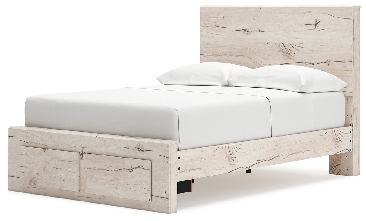 Lawroy Full Panel Storage Bed, Dresser and Mirror (Bed Size: Full)