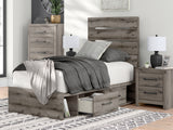 Graystorm Queen Panel Bed with Storage (Bed Size: Twin)