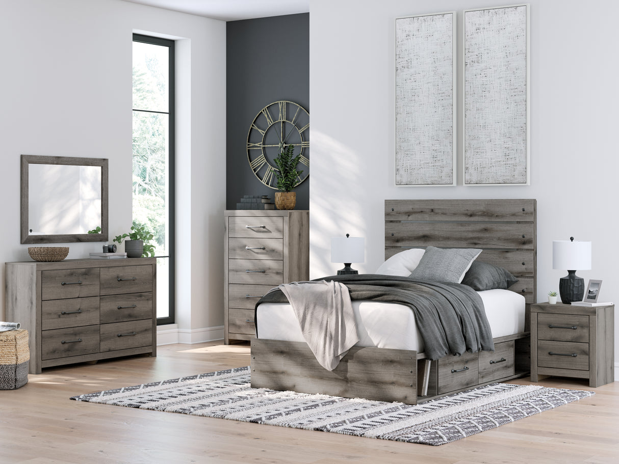 Graystorm Queen Panel Bed with Storage (Bed Size: Full)