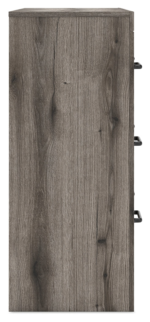 Graystorm 4-Piece Twin Panel Bed with Dresser and Nightstand (Twin Panel Headboard/Footboard, Twin Panel Rails, Dresser, Nightstand)