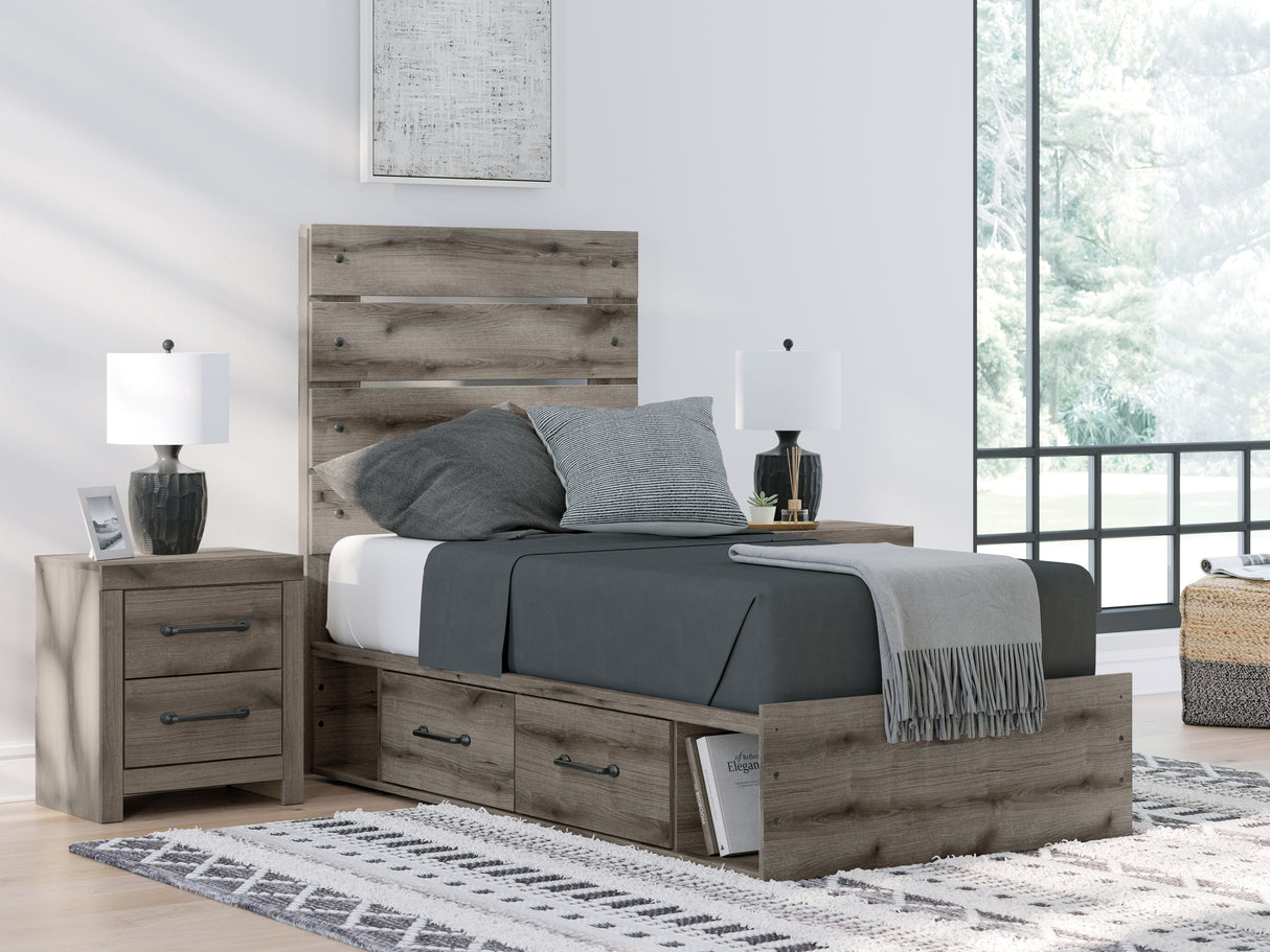 Graystorm Queen Panel Storage Bed (Bed Size: Twin)
