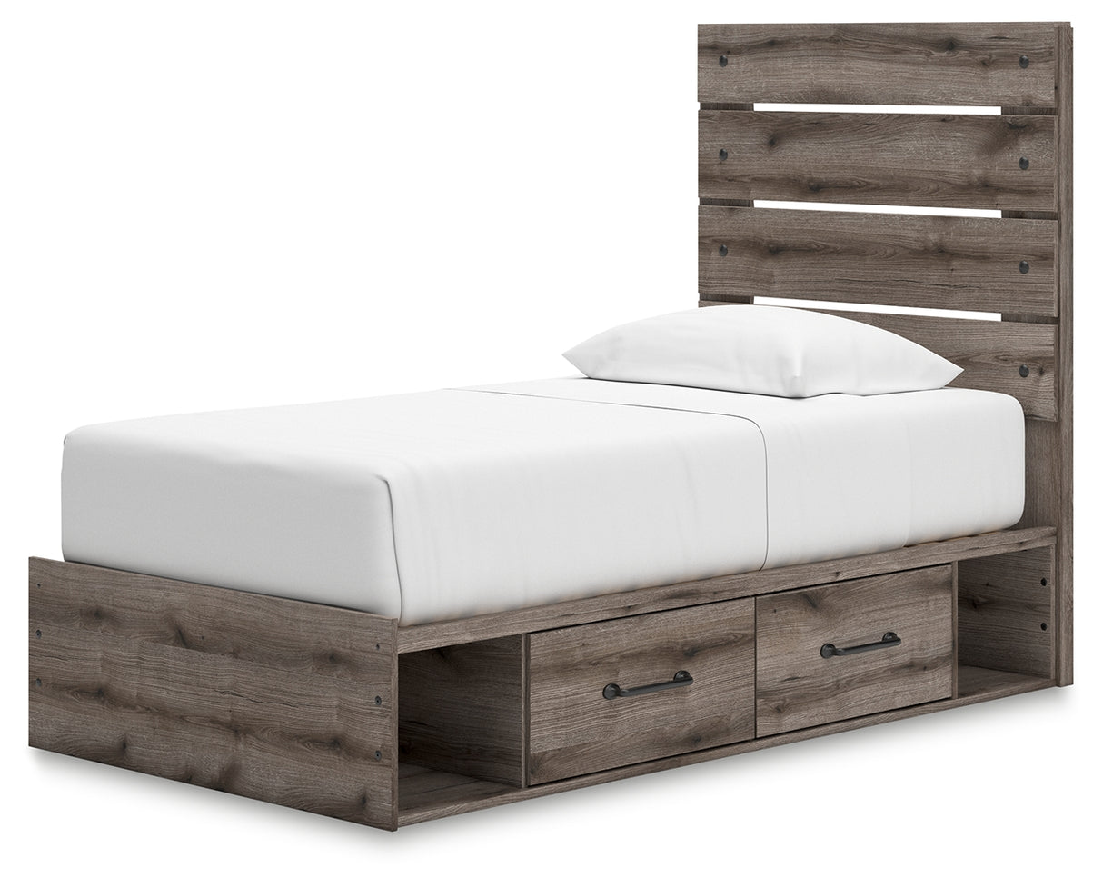 Graystorm Queen Panel Bed with Storage (Bed Size: Twin)