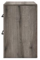 Graystorm 6-Piece Queen Panel Bed with Mirrored Dresser and 2 Nightstands (Queen Panel Headboard/Footboard, Queen Panel Rails, Dresser, Bedroom Mirror, Nightstand, Nightstand)