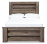 Zelen Full Panel Bed (Variation Bed Size: Full)