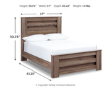 Zelen Full Panel Bed (Variation Bed Size: Full)