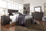 Brinxton Queen Panel Bed, Dresser, Mirror, Chest and Nightstand (Bed Size: Queen)