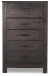 Brinxton King Panel Bed, Dresser, Mirror and Chest